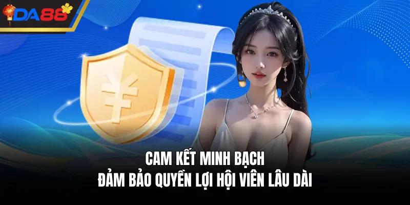 Cam kết minh bạch, đảm bảo quyền lợi hội viên lâu dài