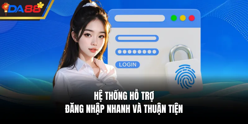 Hệ thống hỗ trợ đăng nhập nhanh và thuận tiện